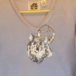 Storybook Knits Lavender Hand-Knit Sweater